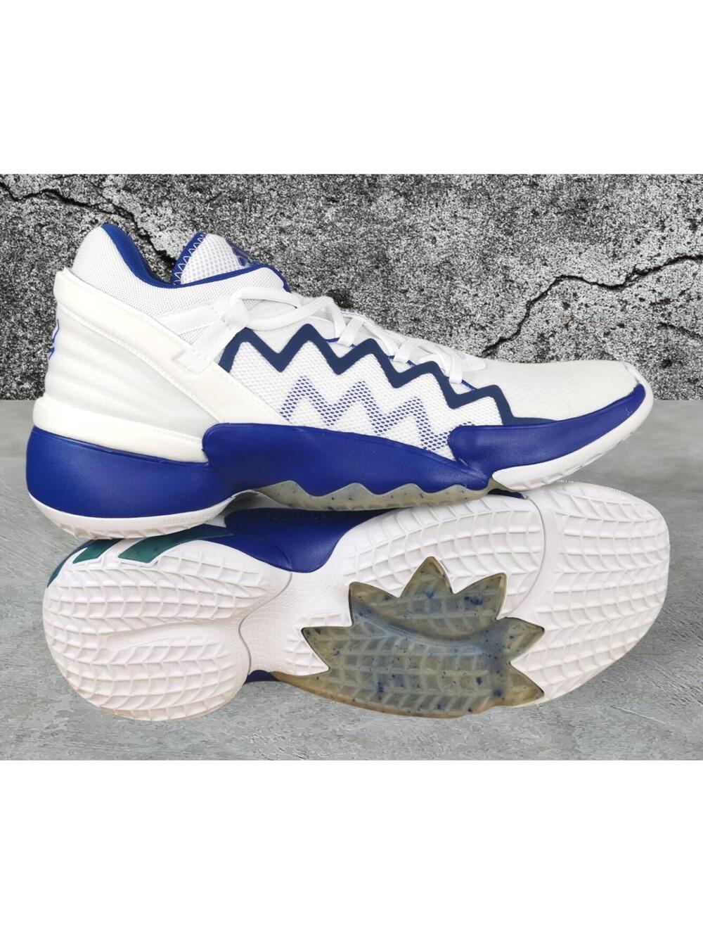 Adidas D.O.N. Issue 2 Royal Blue White  FX9430 Donovan‎ Mitchell Mens Size 13.5